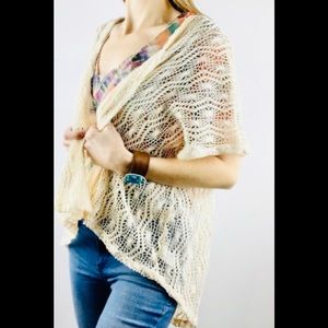 .A. HEARTS | Thin Knit Shrug Oversized Sweater